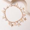 Versatile Seashells Starfish Key Ring Accessory Elegant Bag Pendant Lightweight Decoration For Handbags Or Keys