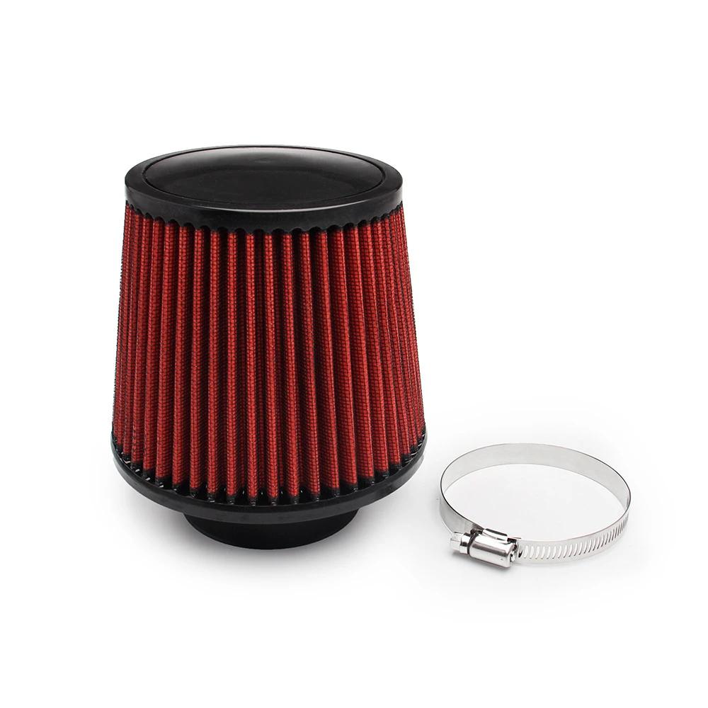 Universeller Auto-Luftfilter Modifikation High Flow Einlass Auto Kaltluftansaugung Luftfilter Reiniger Rohr Modifizierter Roller 76/100mm