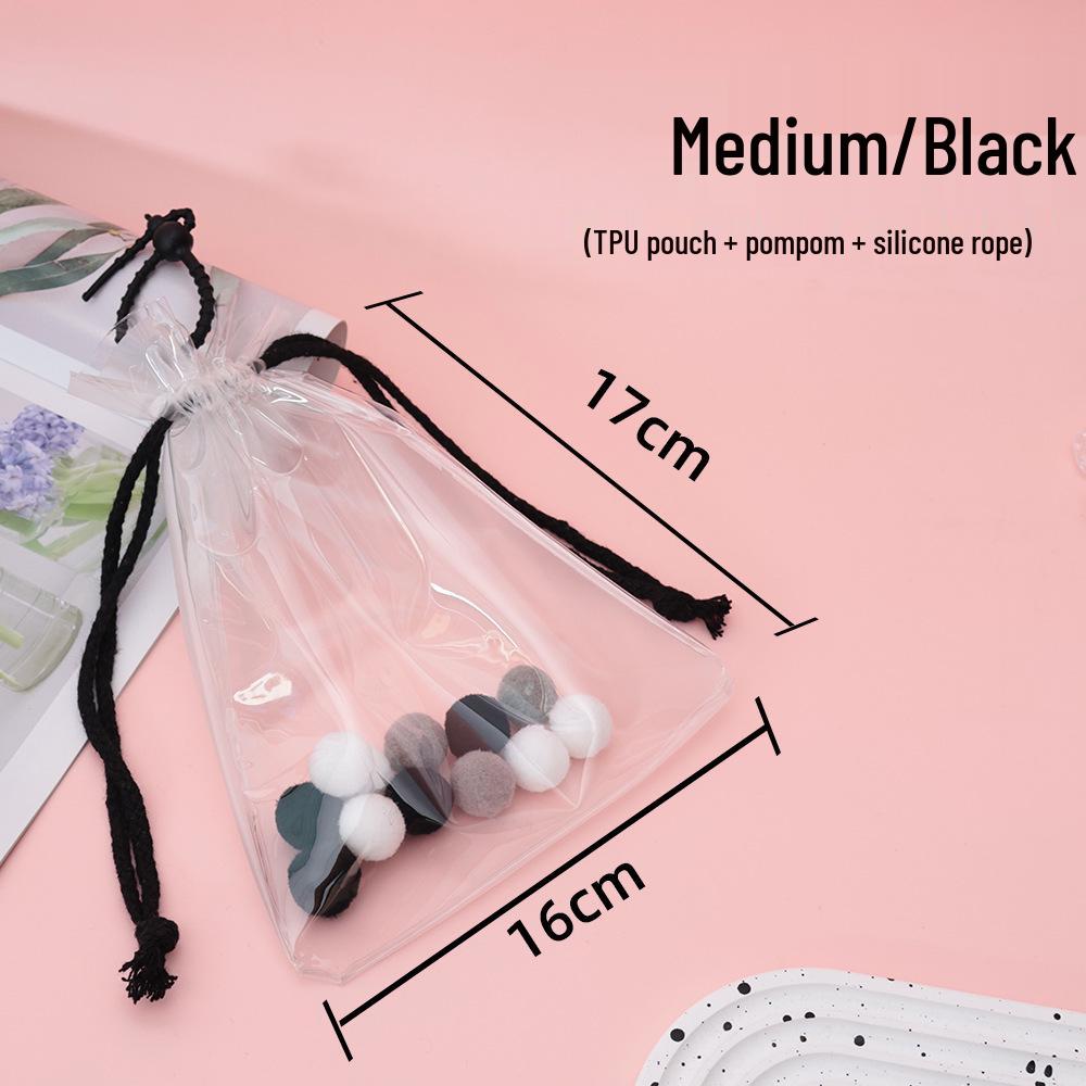 4.0 Heart Silicone Outdoor Doll Storage Case - Transparent, Dustproof, 20cm Protective Pouch