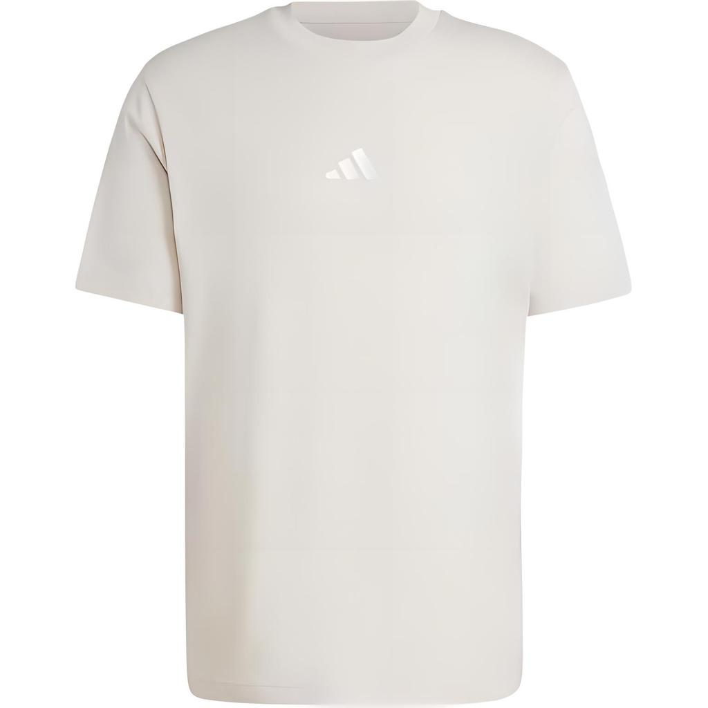 Adidas Essentials Sportswear Logo Crew Neck Short Sleeve T-Shirt Men Tops Aluminum JD1779