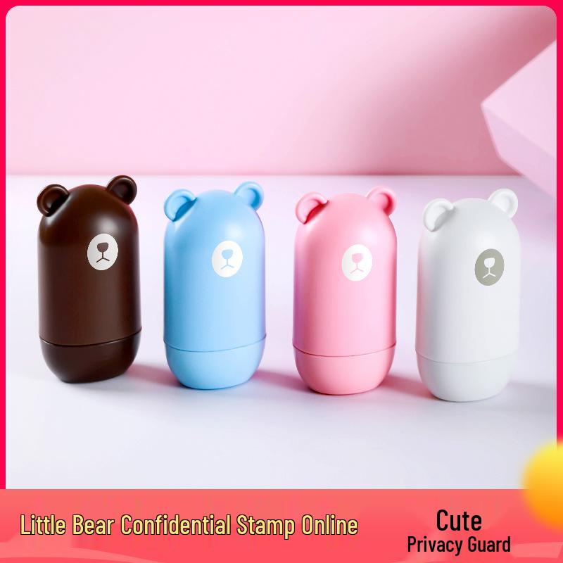 Little Bear Roller Privacy Stamp - Anti-Leakage Code Marker 