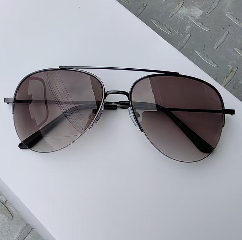 Brown Sunglasses For Men High-end Driving Sun Glasses Large Frame UV Protection Stylish Shades