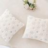 Snowflake Print Cushion Cover Sofa Couch Decoration Pillow Cover  Pillowcase Perfect for Christmas Decorations