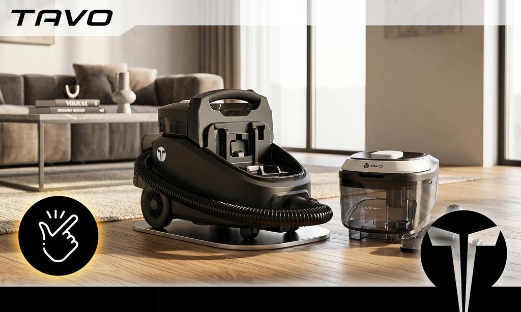 2200W Heated Carpet and Upholstery Washer with Steam Cleaning