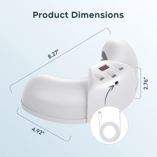 Portable Nail Fungus Treatment Device - Rechargeable LED Light Therapy for Thickened and Discolored Nails. Effective Nail Care for Fingernails and Toe