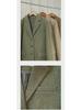 Wool Vintage Tweed British Casual Suit Jacket for Women