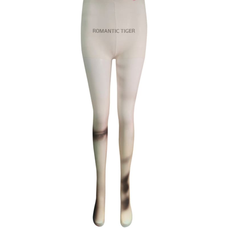 

Романтичный тигр Ее колготки (Кремовый цвет) Free