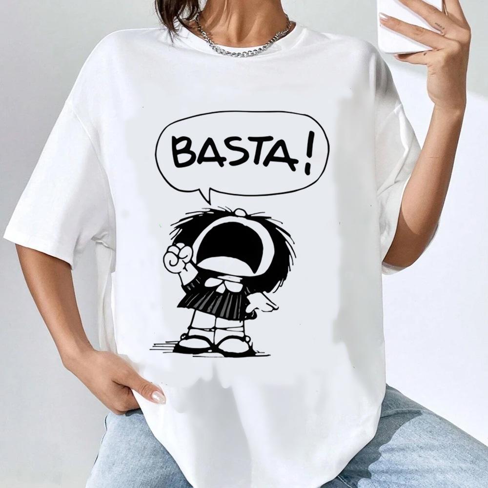 Basta Tshirt Teen Classic Colorful Retro Digital Graphic Aesthetic Tshirt Gothic Streetwear Punk Trendy Women Harajuku