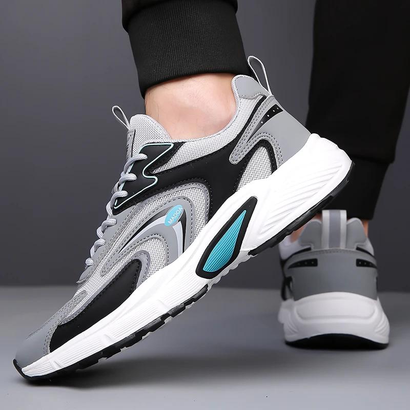 Men's Sneakers  Fashion  Sports Shoes Comfortable Breathable Wear-resistant Thick Soled Casual Shoes  Four Seasons Outdoor Shoes