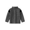 Spring and Autumn Striped Dralon Long-Sleeved T-shirt Bottoming Shirt