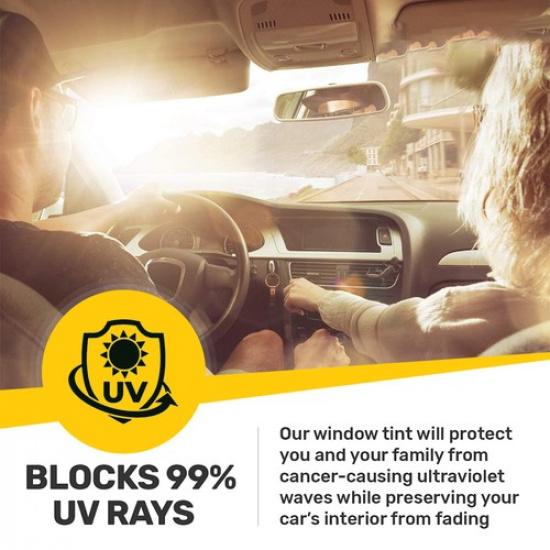 Sun Visor Strip Premium Vinyl Decal PVC Windshield Cast Banner Film 10*60Inch
