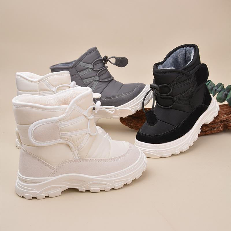Warm children's snow boots plush cotton boots