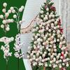 10Pcs Simulation Christmas Berry Branches DIY Fruit Flowers Artificial Berries Props Foam Christmas Decorations
