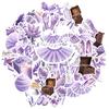 35pcs Vintage Ballet Stickers Classic Lavender Stickers Stickers For Guitar Laptop Helmet Skateboard Laptop