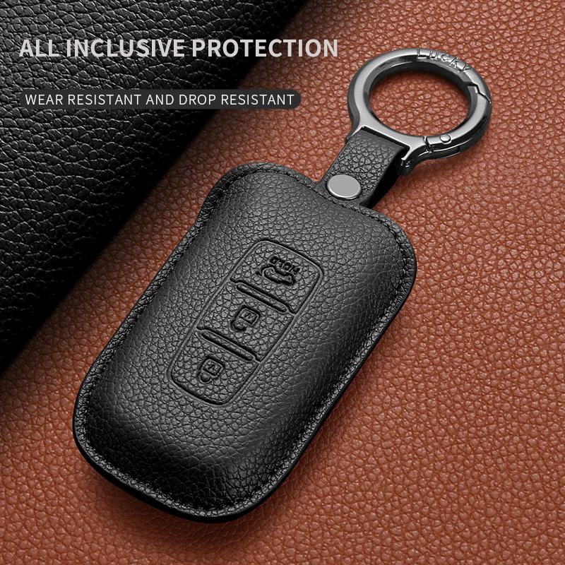 2 3 Buttons Leather Car Key Case Cover For Kia K2 K3 K4 K5 Rio Picanto K2 Soul Sorento Ski Sedona Optima Sportage Cerato