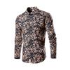 Autumn and Winter New Product Button-up Stand-up Collar Trendy Long-sleeved Shirt Shirt Men's Cardigan