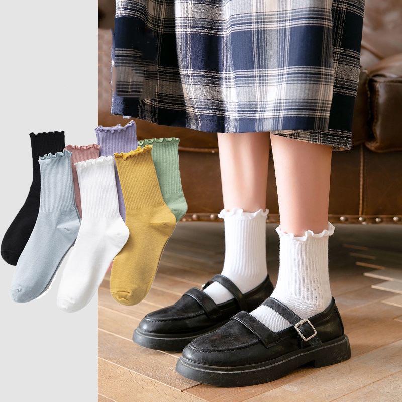 Women's Summer Lace Mid-Tube Socks - Japanese College Style INS Trendy