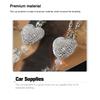 Mirror Ornament Interior Pendent Zinc Alloy Vehicle Accessories for Women Rear View Hanging Decor Car Supplies
