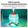 Zvlhčovače pro ložnici RGB LED Mini barevné noční světlo Křišťálový kulový zvlhčovač 6H s automatickým vypnutím 450 ml