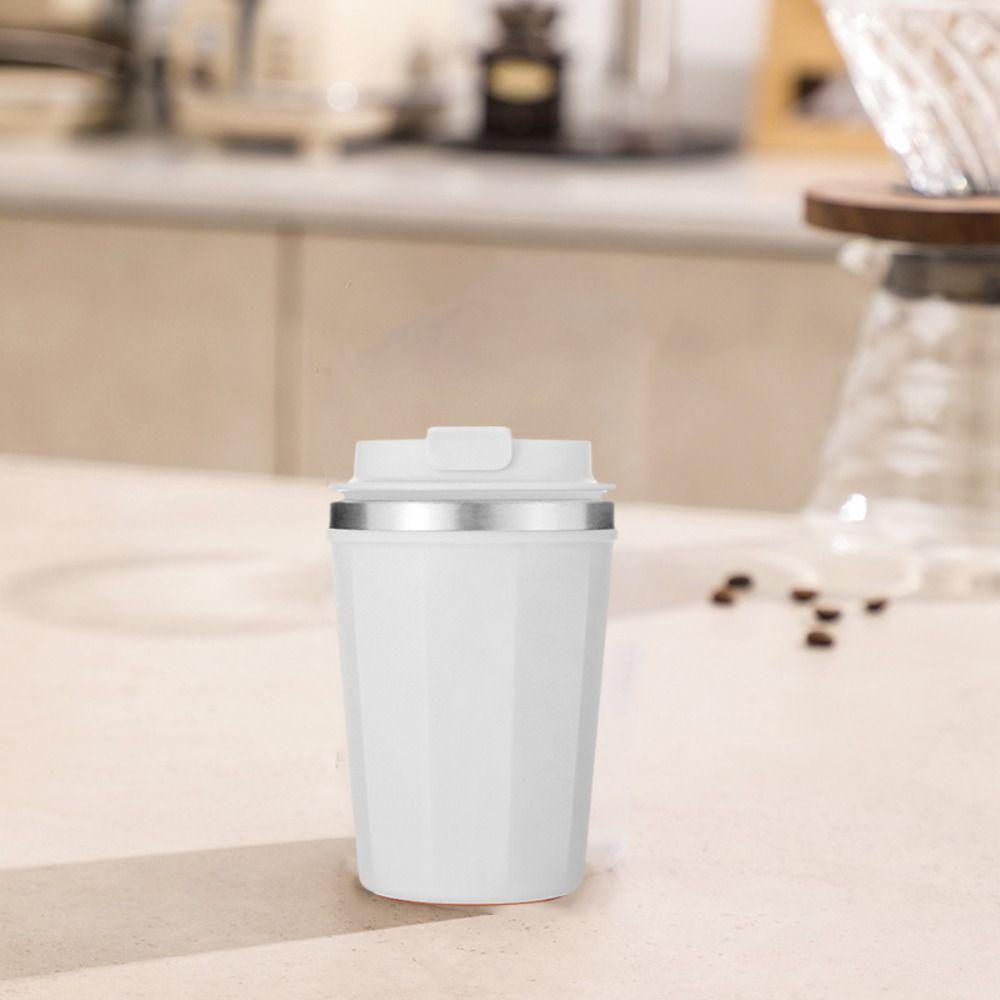 Anti-fall Coffee Tumbler With Suction Thermos Cup Car Water Cup Travel Mug  Office