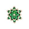 Design Sense Elegant Personality Exquisite Snowflake Shape Chic Brooch Coat Accessories Anti-Light