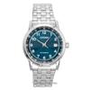 Stainless Steel Green Dial Automatic NJ0210-56M Men's Watch