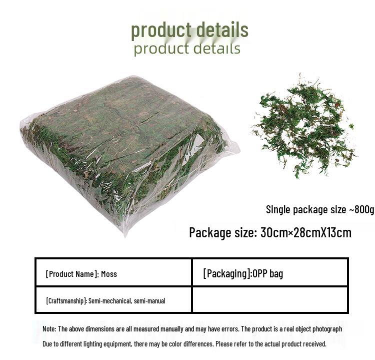 Artificial Moss Grass Mat for Window Display, Potted Plant, and Landscaping Decoration