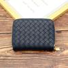 New Simple and Fashionable Woven Pattern Card Bag, Multi-functional Organ, Large Capacity, Multi-card Position Card Jacket Storage