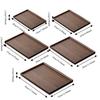 Smooth Surface Tea Set Serving Tray Bamboo Brunch Tray Household Hotel Dinner Plate  Afternoon Tea