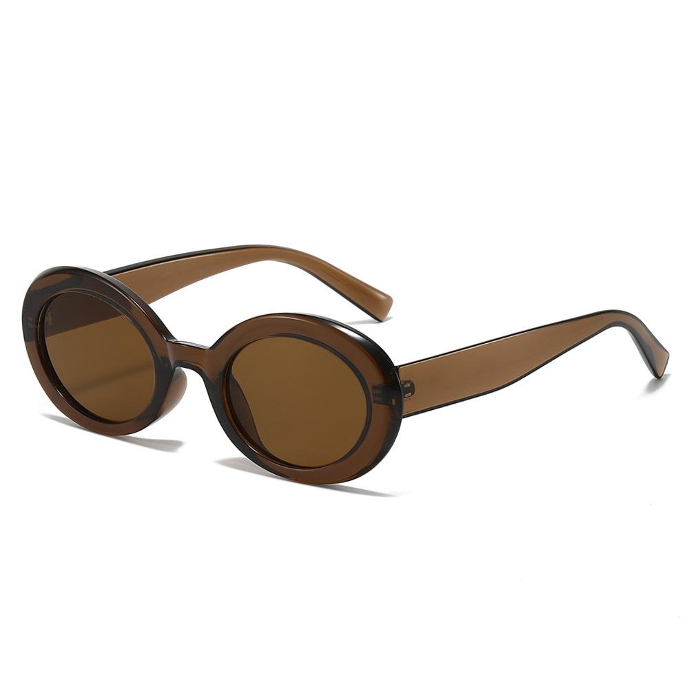 Oval Sunglasses Cool Square Personalized Retro Sunglasses Uv Protection Advanced Sunglasses