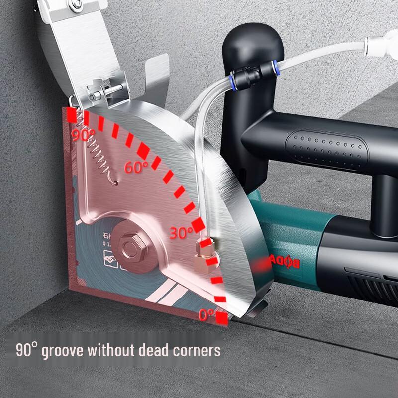 Boda Brushless Dust-Free Wall Slotting Machine CN plug (adapter included)