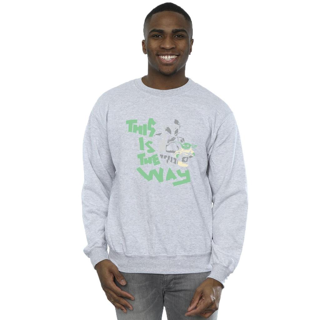 Star Wars Mens The Mandalorian This Is The Way Duo Sweatshirt