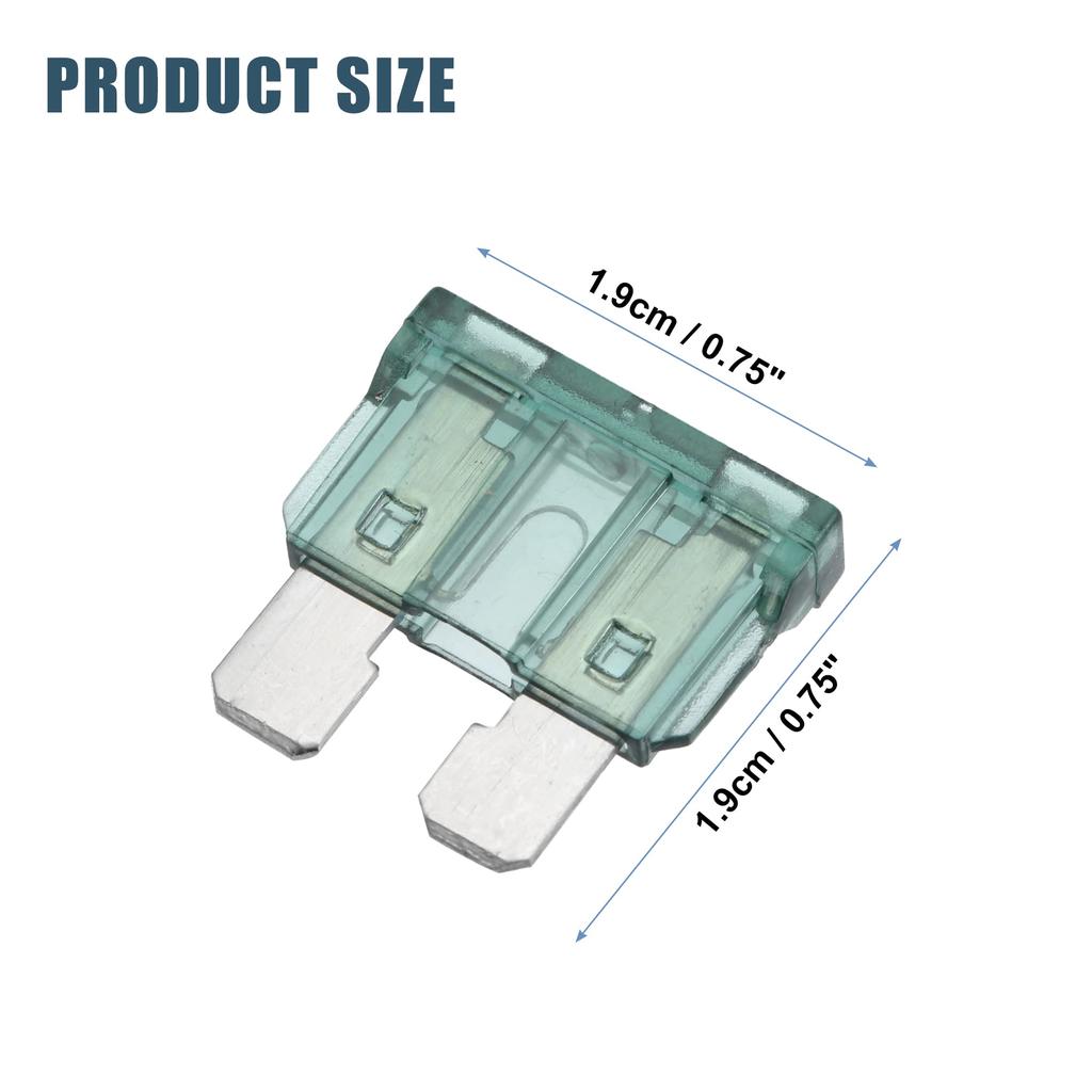 uxcell Style Fuse 1A Mini Size Style Fuse Replacement for Car Car