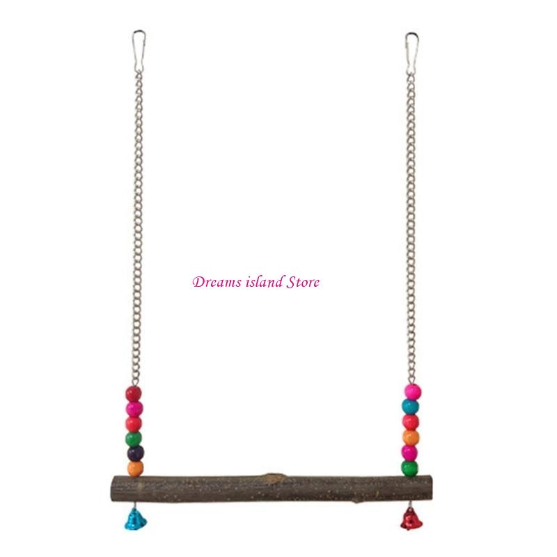 Lovebirds Parrots Toy Budgies Cage Stand Swing Climbing Toy Swing Toy for Pet Bird Parakeets Cockatiel HX6C