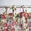 Ecru Floral Pattern Curtain 110x250