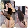 Sexy Bodysuits Mesh Transparent Fishing Net Bodysuits Sexy Nightwear For Women Sleeveless Round Neck Bodysuits Charming