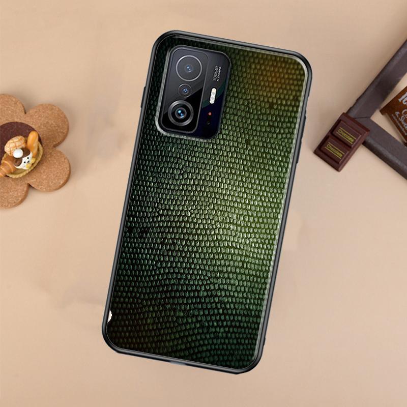Snake Skin Case For Xiaomi POCO X7 X6 X5 X3 Pro F3 F5 F6 M6 Pro 13 14 Ultra 11T 12T 13T 14T Pro Cover