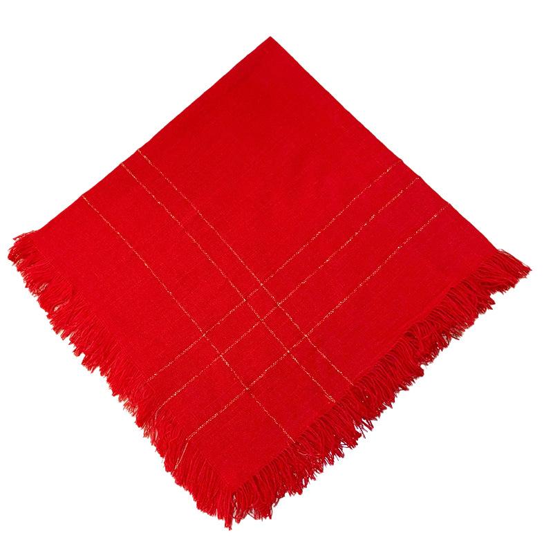 Dzianinowa chusta na głowę dla starszych kobiet: Całoroczny, w stylu vintage, trend internetowy, utrzymuje ciepło, idealny dla babć