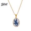 Comfortable Everyday Necklace Vintage Floral Pendant Necklace Women Boho Charm