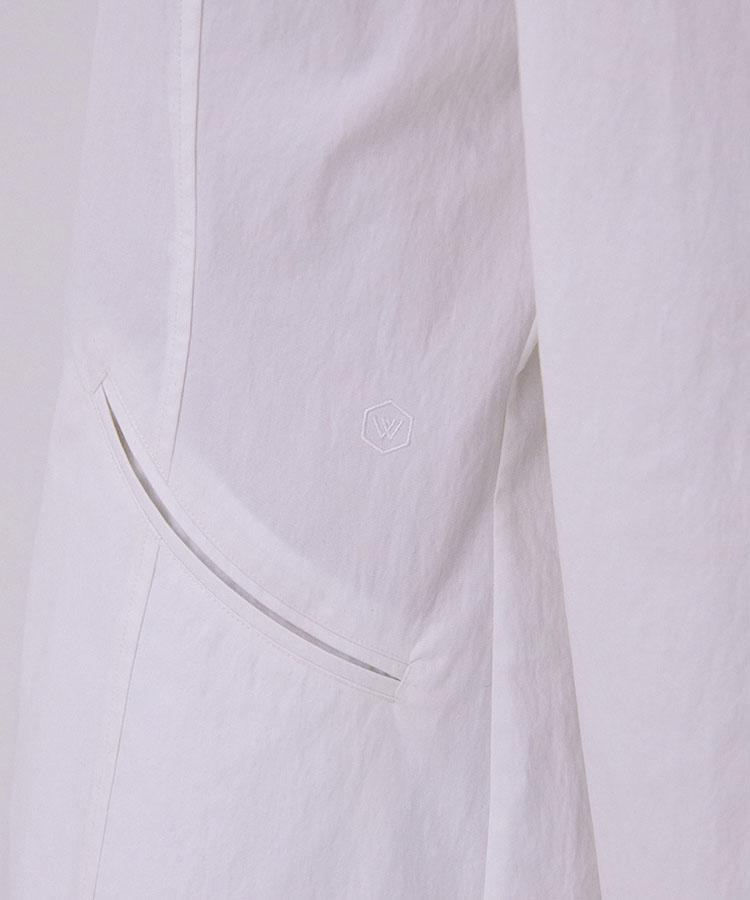 Bundercammer V-Neck Mini Dress_White