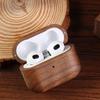 Étui rétro en grain de bois pour AirPods Pro 3, Housse de protection antidérapante avec conception anti-poussière