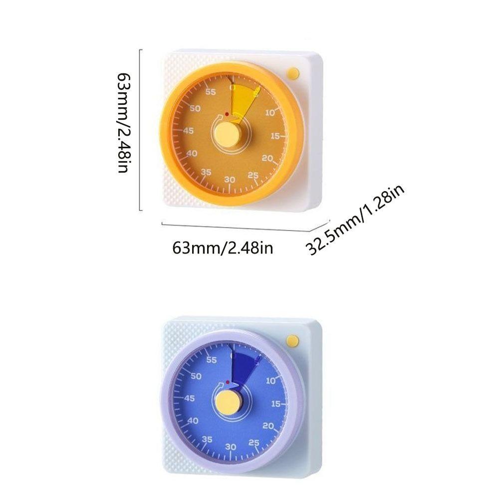 Magnetic Mechanical Visual Timer Countdown Reminder Countdown Alarm Clock Cooking Timing