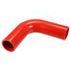 X AUTOHAUX Reducer Hose Pipe Bend Turbo Intercooler 48mm Inner Diameter 90 Degree Elbow Silicone Red