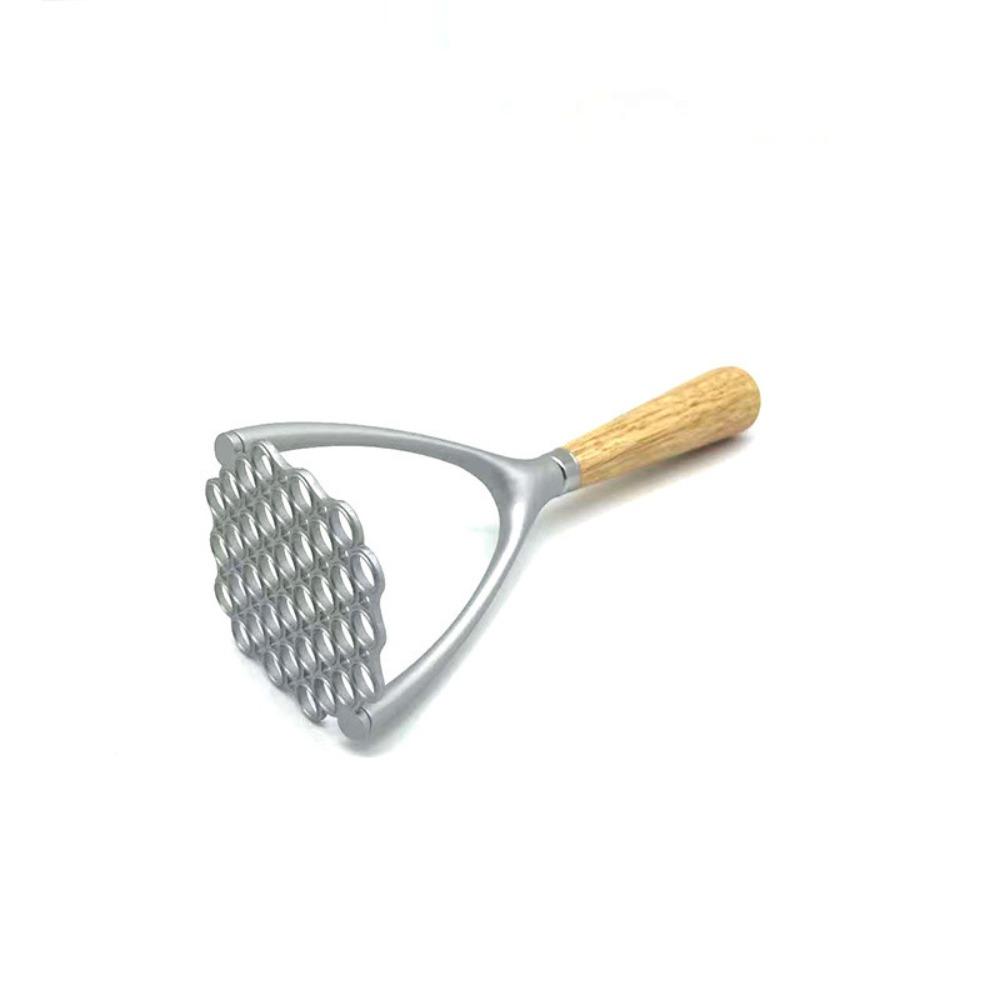 Manual Vegetable Smasher Wooden Handle Garlic Press Kitchen Gadget Potato Masher  Meat