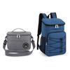 2pcs Thermal Cooler Backpack Insulated Ice Backpack Lunch Box Portable Food Storage Bag For Outdoor Camping Picnic Work Travel