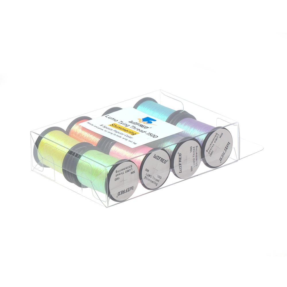 1Spool 150D Shimmering Lumo Fly Tying Thread Material Flashy and Glow Ideal for Buzzers, Dry/Wet Flies & Fly Body