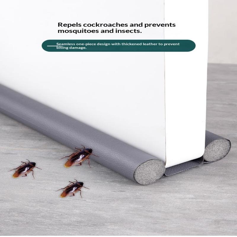 1 Stück Türbodendichtung Schallschutz Isolierung Wind Untertür Zugluftstopper Blocker Wetterleiste für Innen