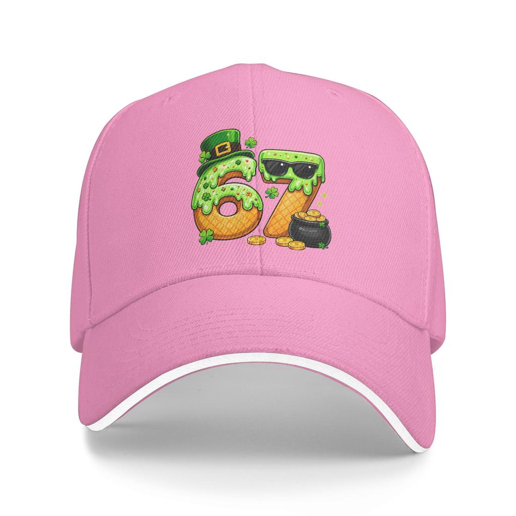 Summer Boys St Patricks Day 6 7 Six Seven 67 Shamrock Baseball Cap  Running Hippie Streetwear Print Trucker Hat Baseball Caps