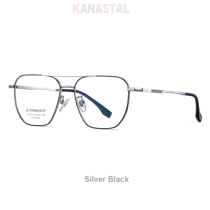 

Men Pure Titanium Blue Light Blocking Glasses Prescription Myopia Reading Eyewear Women Optical Lenses Business Eyeglasses Frame 0
