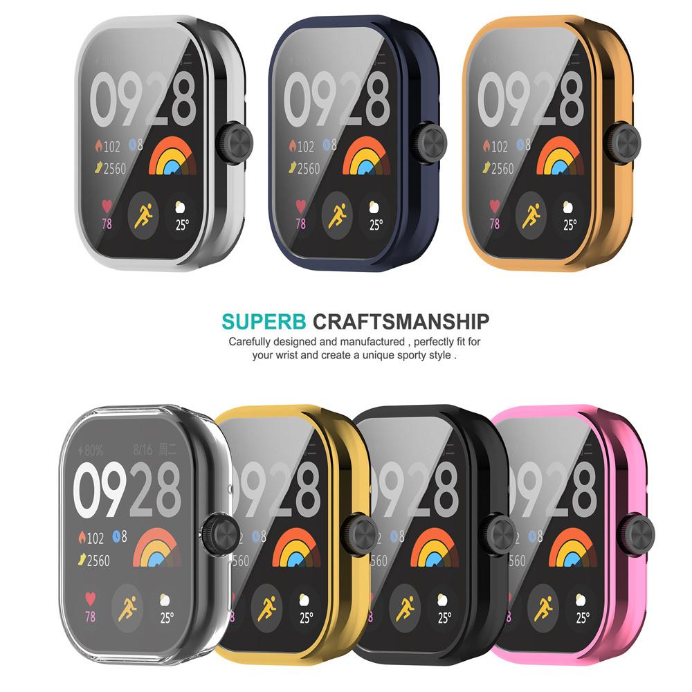 Θήκη TPU Screen Protector για Xiaomi Redmi Watch 4 Full Cover Προστατευτικές θήκες ρολογιών Shell για κάλυμμα θήκης Redmi Watch 4